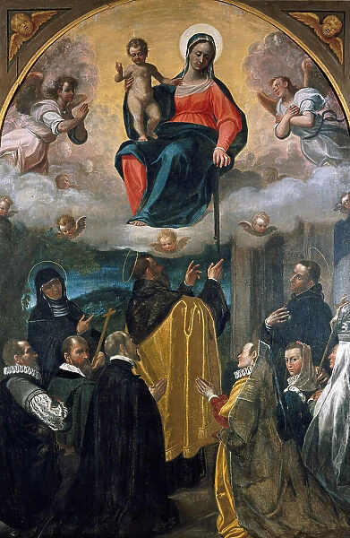 Madonna of the Holy Belt (Madonna della cintura), c.1600-1605. Creator: Cavagna, Giovan Paolo (1550-1627)