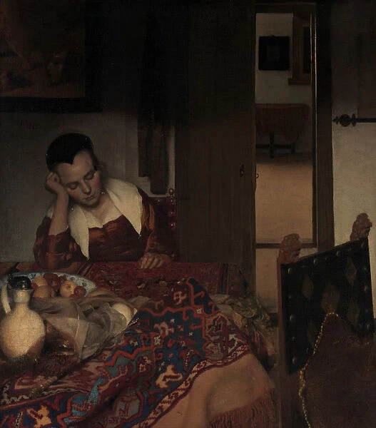 A Maid Asleep, ca. 1656-57. Creator: Jan Vermeer