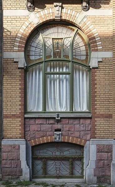 Maison Langbehn, 90-92 Rue Renkin, Brussels, Belgium, (1901), c2014-2017. Artist