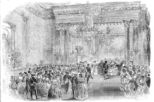 Her Majesty at the Ball of the Turkish Embassy, 1856. Creator: Unknown