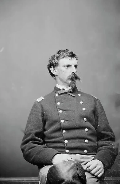 Major J. E. Hamlin, US Army, between 1855 and 1865. Creator: Unknown