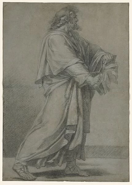 Man Destroying Book, 1700s. Creator: Anonymous
