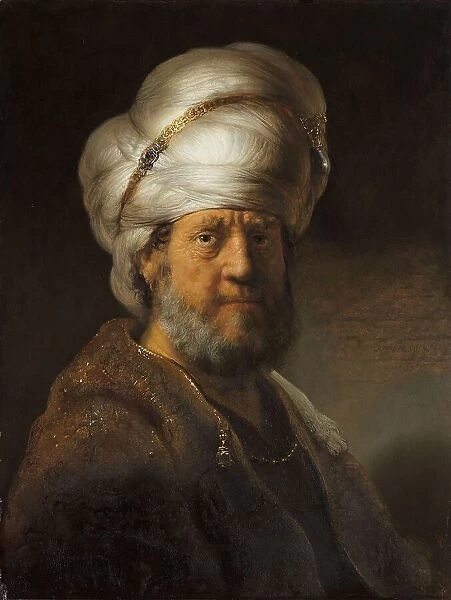 Man in Oriental Clothing, 1635. Creator: Rembrandt Harmensz van Rijn