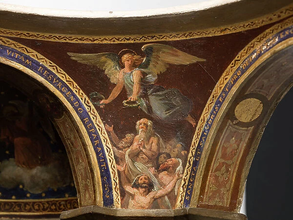 Maquette du décor de la chapelle des Morts (dite chapelle des Ames) église Notre-Dame... c.1836. Creator: Merry Joseph Blondel