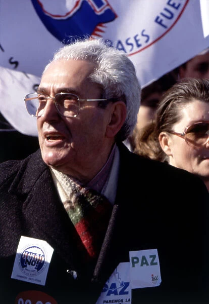 Marcelino Camacho (1918-2010), Spanish politician and syndicalist, 1991 portrait