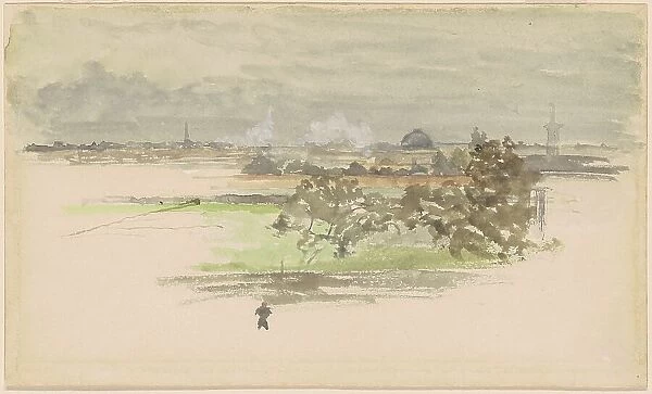 Marsh in Zeeland, c. 1900. Creator: James Abbott McNeill Whistler