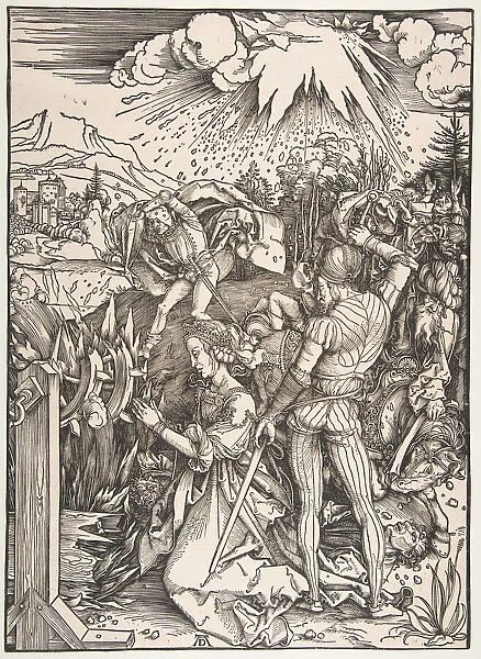 The Martyrdom of Saint Catherine. n. d. Creator: Albrecht Durer