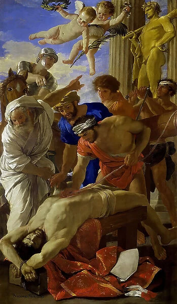 The Martyrdom of Saint Erasmus, 1628-1629 . Creator: Poussin, Nicolas (1594-1665)