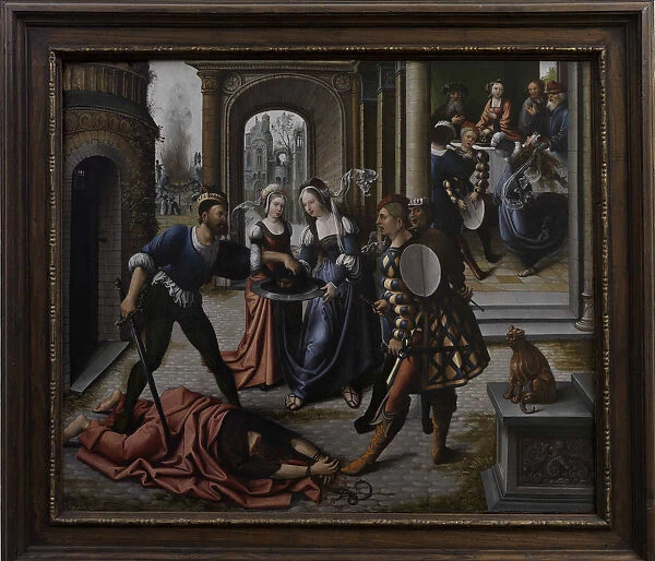 The Martyrdom of Saint John the Baptist, ca 1514. Creator: Orley, Bernaert, van (1488-1541)