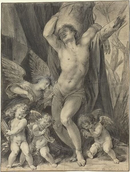 The Martyrdom of Saint Sebastian, c. 1620. Creator: Aegidius Sadeler II
