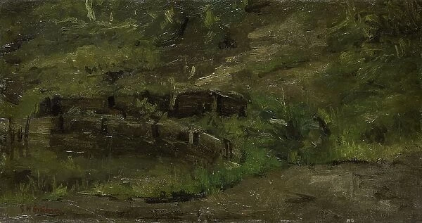 Meadow Landscape, c.1880-c.1923. Creator: George Hendrik Breitner