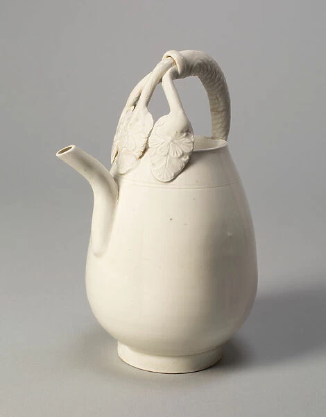 Melon-Shaped Ewer with Triple-Strand Handle, Liao dynasty (907-1124), 11th century