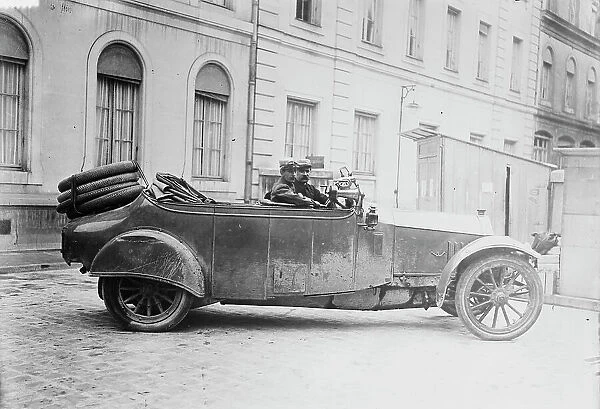 Mercedes car captured by French, between c1914 and c1915. Creator: Bain News Service