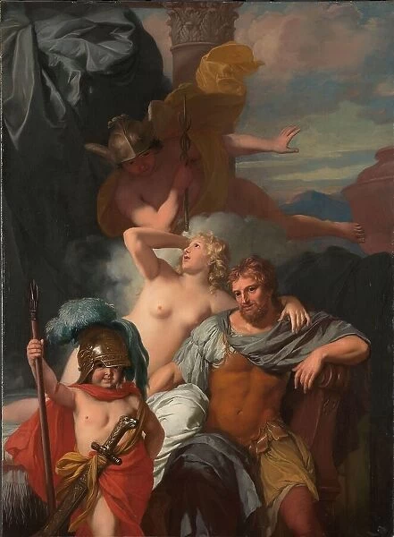 Mercury Ordering Calypso to Release Odysseus, c.1680. Creator: Gerard de Lairesse