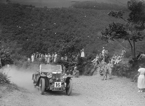 MG J2 competing in the Barnstaple Trial, c1935. Artist: Bill Brunell