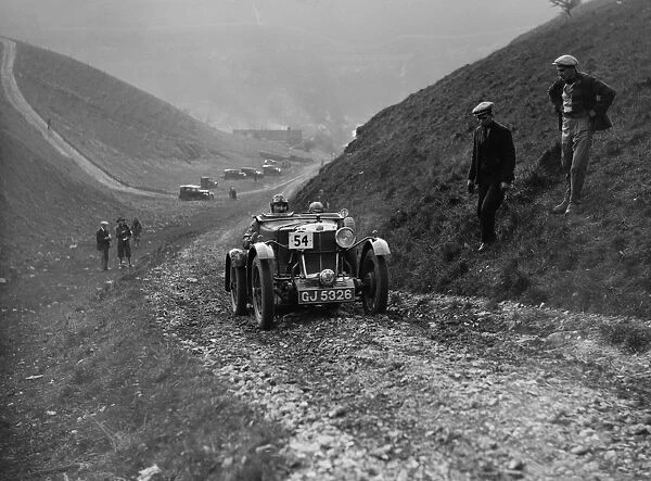 MG M Le Mans of CHD Berton competing in the MCC Sporting Trial, Litton Slack, Derbyshire, 1930