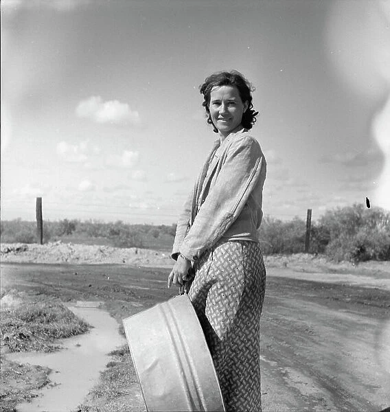 In a migratory camp, California, 1936. Creator: Dorothea Lange