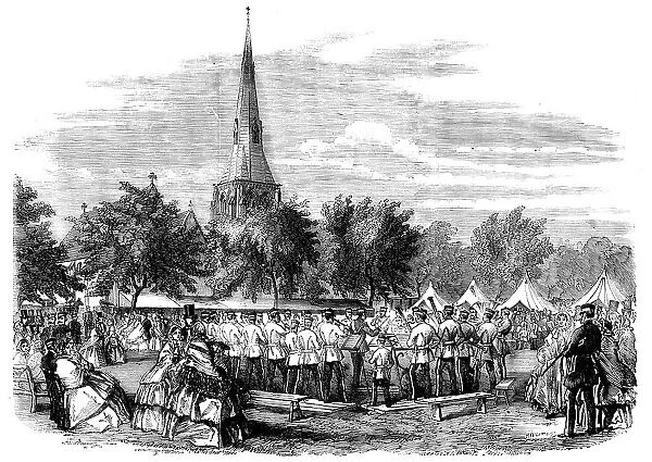 Military Bazaar at Chatham, 1858. Creator: Unknown