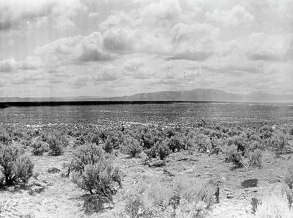 Minidoka Project - U.S. Reclamation Bureau. Minidoka Desert in 1905, Before Irrigation, 1912. Creator: Harris & Ewing. Minidoka Project - U.S. Reclamation Bureau. Minidoka Desert in 1905, Before Irrigation, 1912. Creator: Harris & Ewing