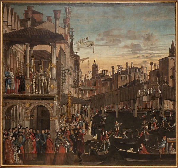 Miracle of the Holy Cross at the Ponte di Rialto, c. 1496