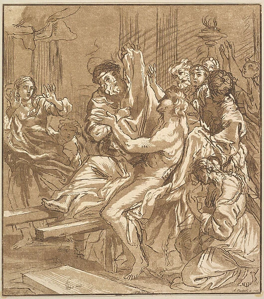 The Miracle of Naim, 1786. Creator: Adam von Bartsch