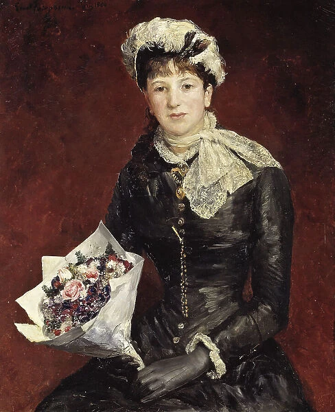 Miss Anna Bagge, née Heyman, 1880. Creator: Ernst Josephson