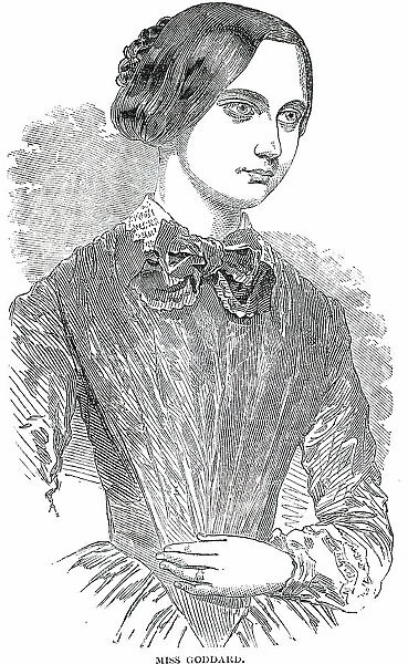 Miss Goddard, 1850. Creator: Unknown