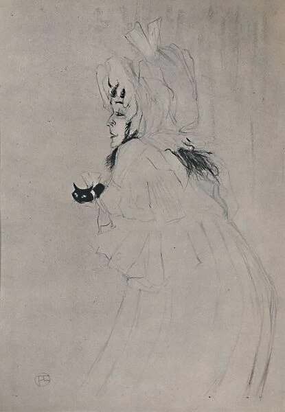 Miss May Belfort Welcoming, c. 1895, (1946). Artist: Henri de Toulouse-Lautrec