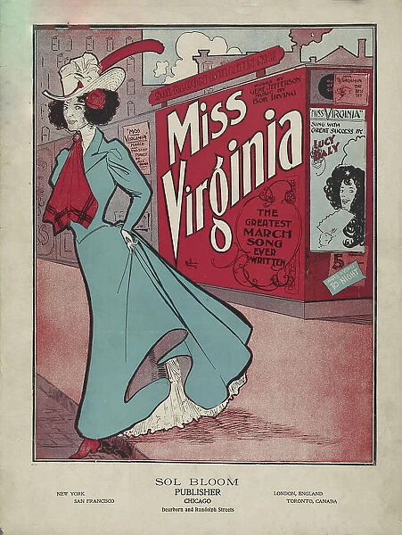Miss Virginia, 1899. Creator: Unknown