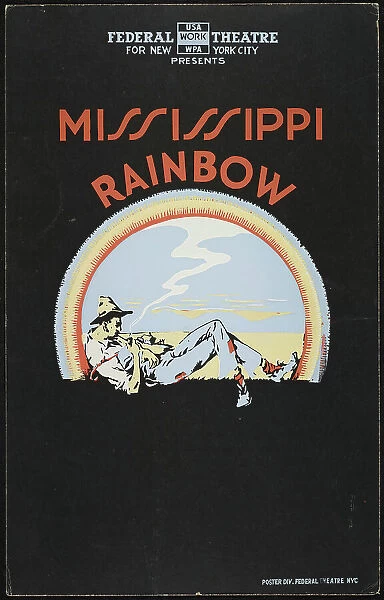 Mississippi Rainbow, New York City, [193-]. Creator: Unknown