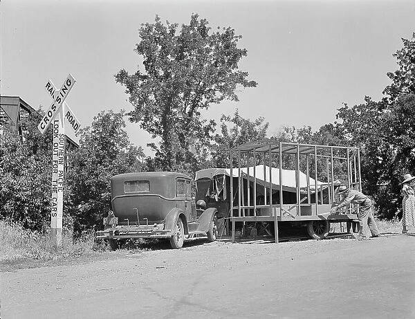 Mobile housing--a trend, California, 1935. Creator: Dorothea Lange