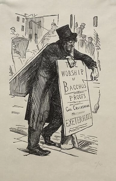 The Modern Art of Advertising, 1863. Creator: George Louis Palmella Busson Du Maurier (British