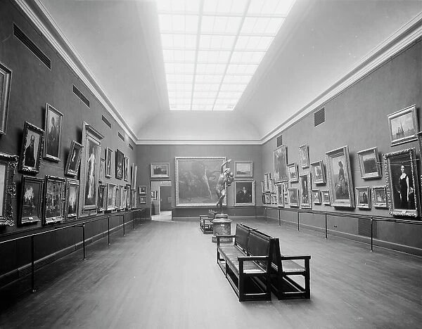 Modern room, Museum of Fine Arts, Boston, Mass. c.between 1910 and 1920. Creator: Unknown
