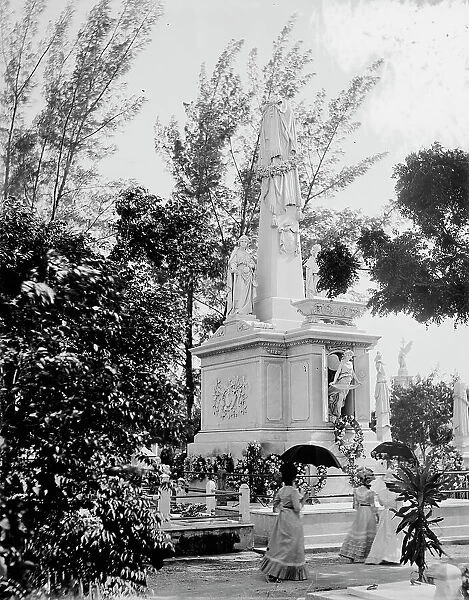 Monument to Cuban students, Colon Cemetery, Havana, Cuba, between 1900 and 1905. Creator: Unknown