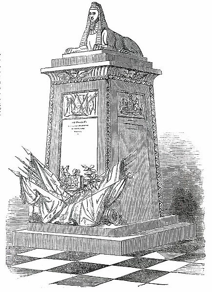 Monument lately erected in Lichfield Cathedral, to the 80th Regiment of Foot, 1850. Creator: Unknown