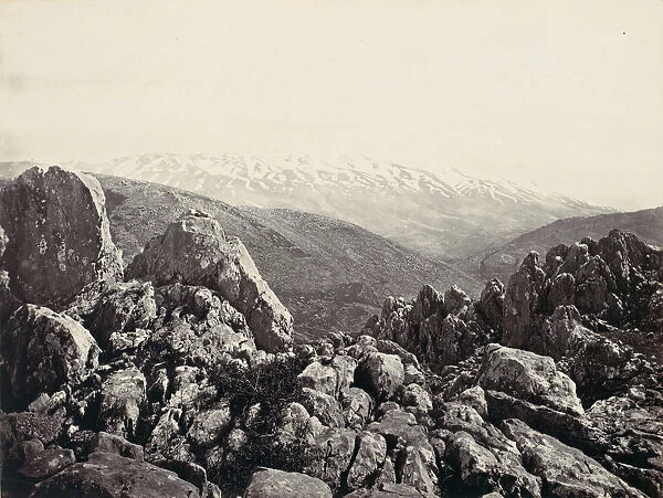 Mount Hermon, The Mount of Transfiguration, ca. 1857. Creator: Francis Frith