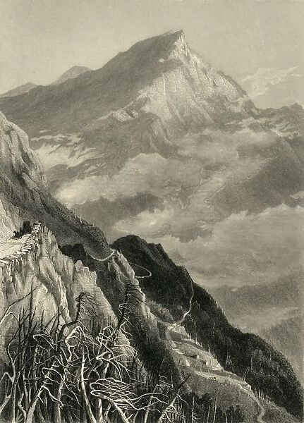 The Mount Washington Road, (White Mountains), 1872. Creator: Samuel Valentine Hunt