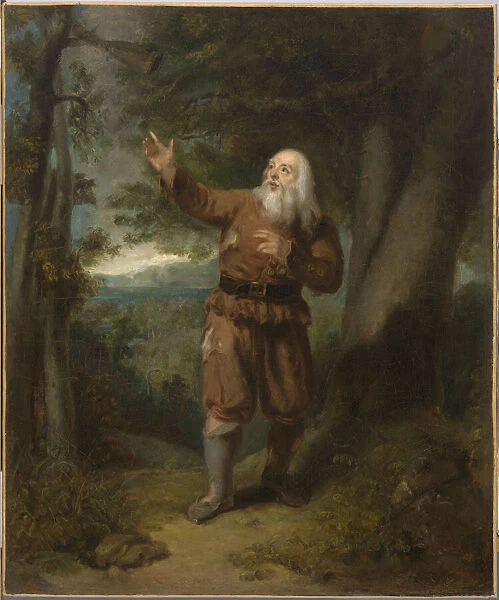 Mr. Hackett, in the Character of Rip Van Winkle, c. 1832. Creator: Henry Inman