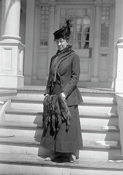 Mrs. Newton D Baker, 1917. Creator: Harris & Ewing. Mrs. Newton D Baker, 1917. Creator: Harris & Ewing