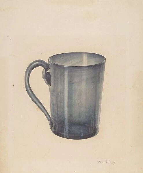 Mug, c. 1940. Creator: Van Silvay