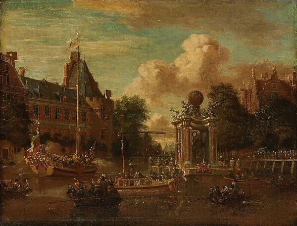 The Muscovite legation visiting Amsterdam, 29 August 1697, 1697-1708. Creator: Abraham Storck