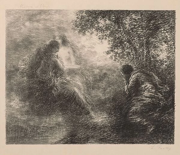 Music and Poetry, 1883. Creator: Henri Fantin-Latour (French, 1836-1904)