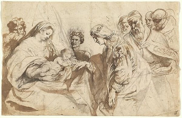 The Mystic Marriage of Saint Catherine, c. 1618. Creator: Anthony van Dyck
