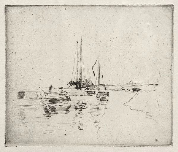 Near Dordrecht. Creator: John Henry Twachtman (American, 1853-1902)
