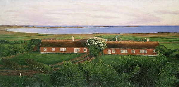 The Neighbouring Farm Houses, 1894. Creator: Karl Nordström
