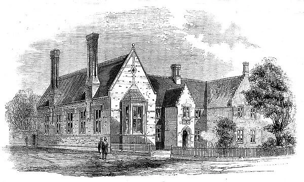 The New Gresham Grammar School at Holt, Norfolk, 1858. Creator: Unknown