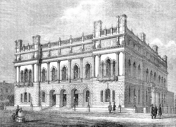 The New Townhall, Blackburn, 1857. Creator: Unknown