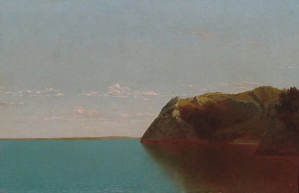 Newport Rocks, 1872. Creator: John Frederick Kensett