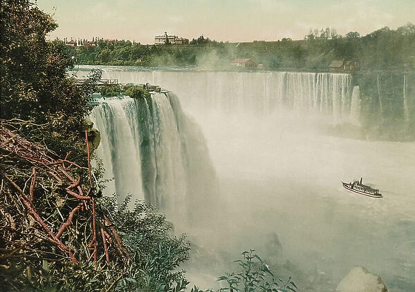 Niagara, Horseshoe Fall from Goat Island, c1898. Creator: Unknown