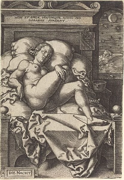 The Night, 1553. Creator: Heinrich Aldegrever